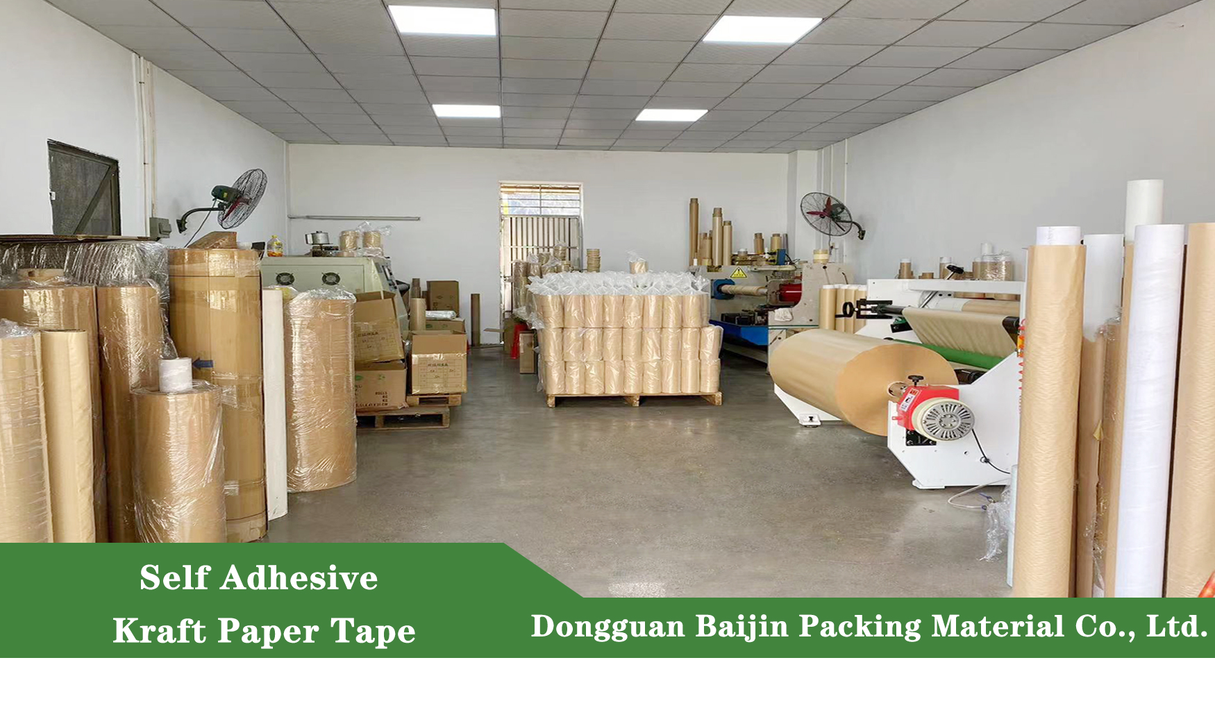 Baijin-Where هي الشركة المصنعة لشريط ورق الكرافت ذاتية اللصق في الصين
